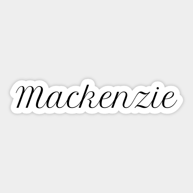 Mackenzie Sticker by JuliesDesigns